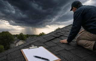 storm damage roof inspection